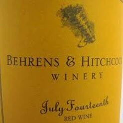 1995 Behrens And Hitchcock Napa Valley Zinfandel