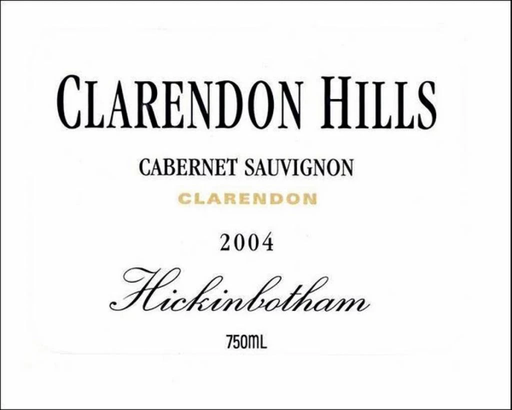 Clarendon Hills 1998 Clarendon Hills Cabernet Sauvignon Hickinbotham 3 Clarendon Hills 1998 Clarendon Hills Cabernet Sauvignon Hickinbotham