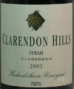 Clarendon Hills 1998 Clarendon Hills Shiraz Hickinbotham