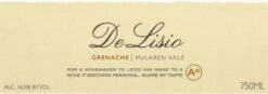 De Lisio 2004 De Lisio Grenache Shiraz Mouvedre