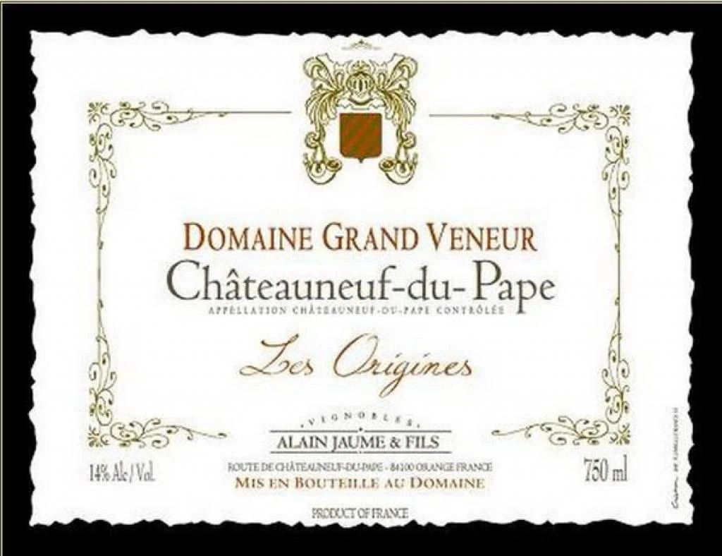 Domaine Grand Veneur 2009 Domaine Grand Veneur Chateauneuf-du-Pape Les Origines 3 L 3 Domaine Grand Veneur 2009 Domaine Grand Veneur Chateauneuf-du-Pape Les Origines 3 L