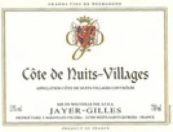 Domaine Jayer Gilles 1997 Jayer Gilles Cotes De Nuits Villages