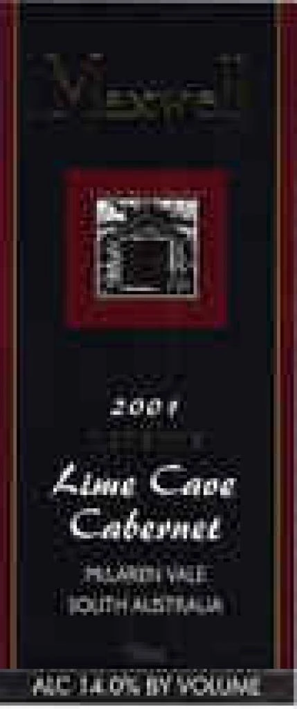 Maxwell 2001 Maxwell Cabernet Sauvignon Lime Cave Reserve 3 Maxwell 2001 Maxwell Cabernet Sauvignon Lime Cave Reserve