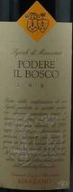 Tenimenti Luigi D'Alessandro 1997 Podere Il Bosco Syrah